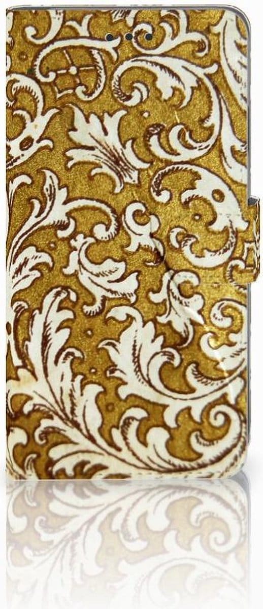 Wallet Case Apple iPhone Xs Max Barok Goud