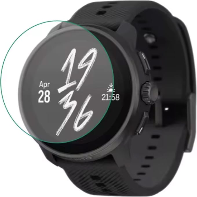 Screenprotector Suunto Race S – Gehard glas screenprotector – Hoge kwaliteit screen protector – Suunto Race S Accessoire – Tempered Glass 9H Bescherming – 1 stuks – TechDefend