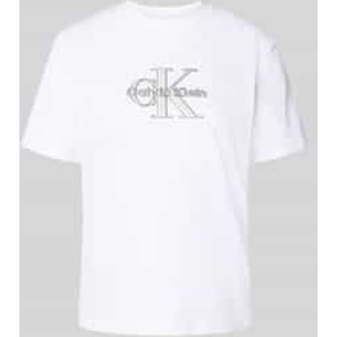 Regular fit t-shirt van puur katoen