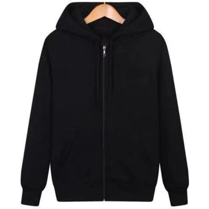 Automne et Hiver Nouveau Pull à Capuche Tendance Homme, Sweat-shirt Veste Molletonnée Ample XXXXL noir