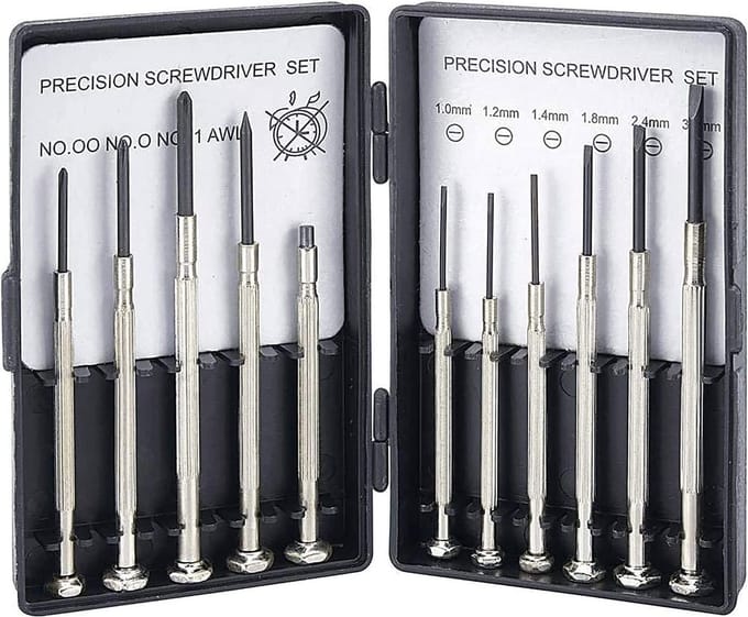 Igoods Schroevendraaier Set - 11-delige Precisie Schroevendraaier Set - Mini-schroevendraaier Set - Met Doosje