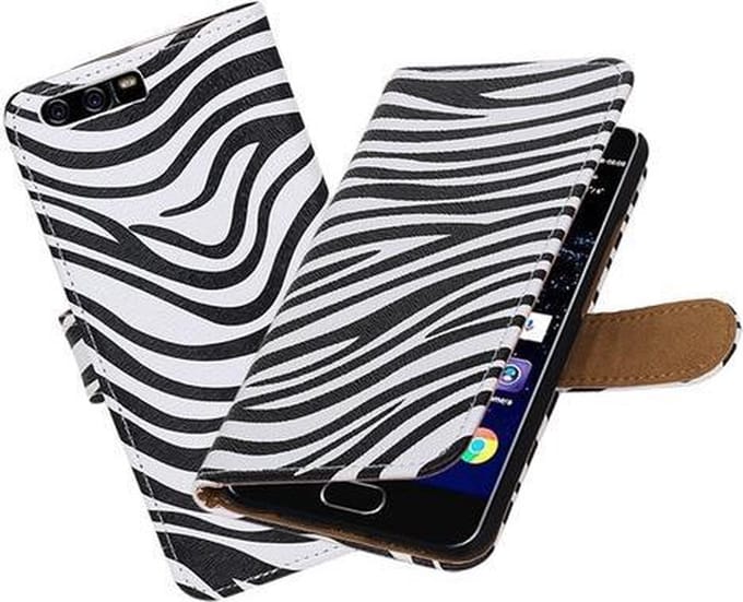BestCases.nl Zebra booktype wallet cover hoesje Huawei P10