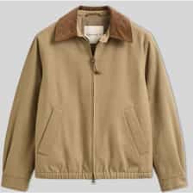 Regular fit bomberjack van pure katoen model 'HARRINGTON'