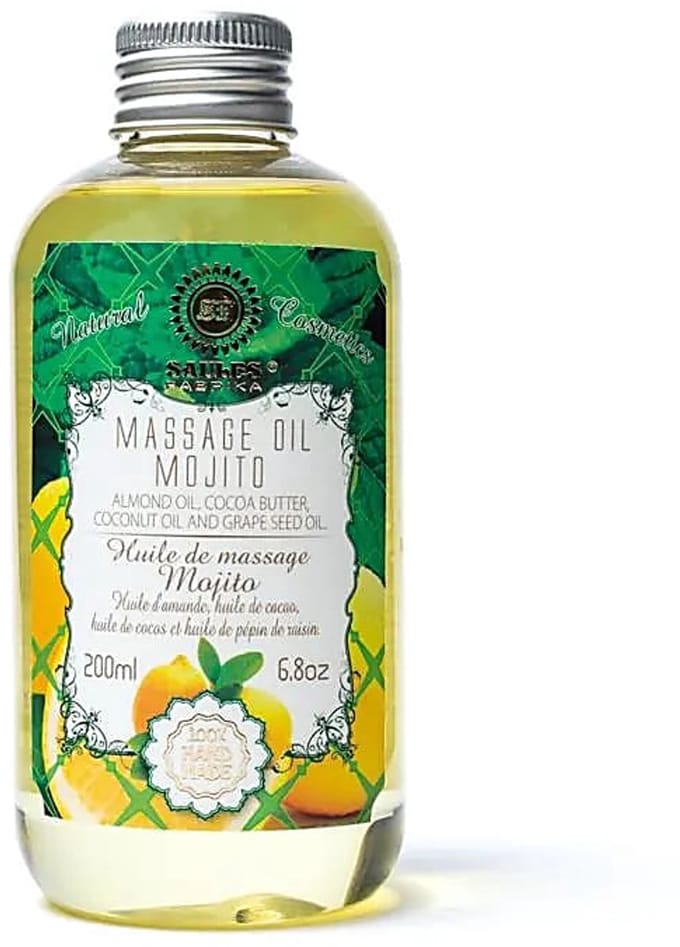 Natuurlijke massageolie Mojito - 200ml