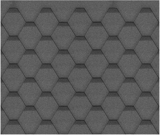 Zeshoekige Bitumen Dakshingles Set voor Tuinhuis Dakbedekking