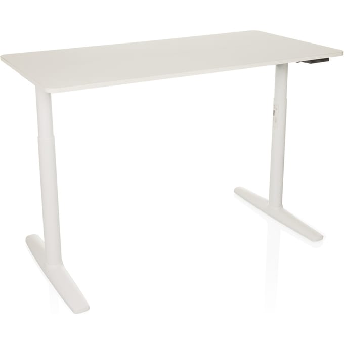 Bureau STAND PRO 140 x 70 elektrisch in hoogte verstelbaar wit hjh OFFICE