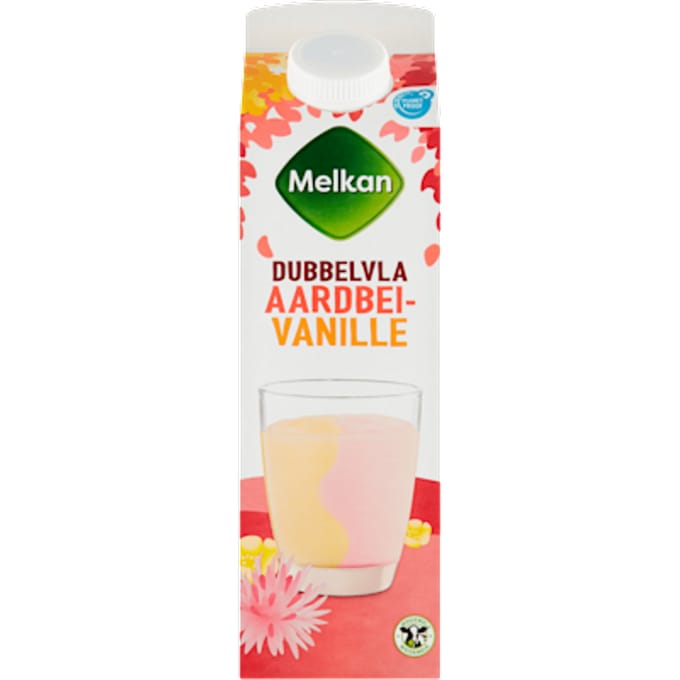 Dubbelvla vanille-aardbei