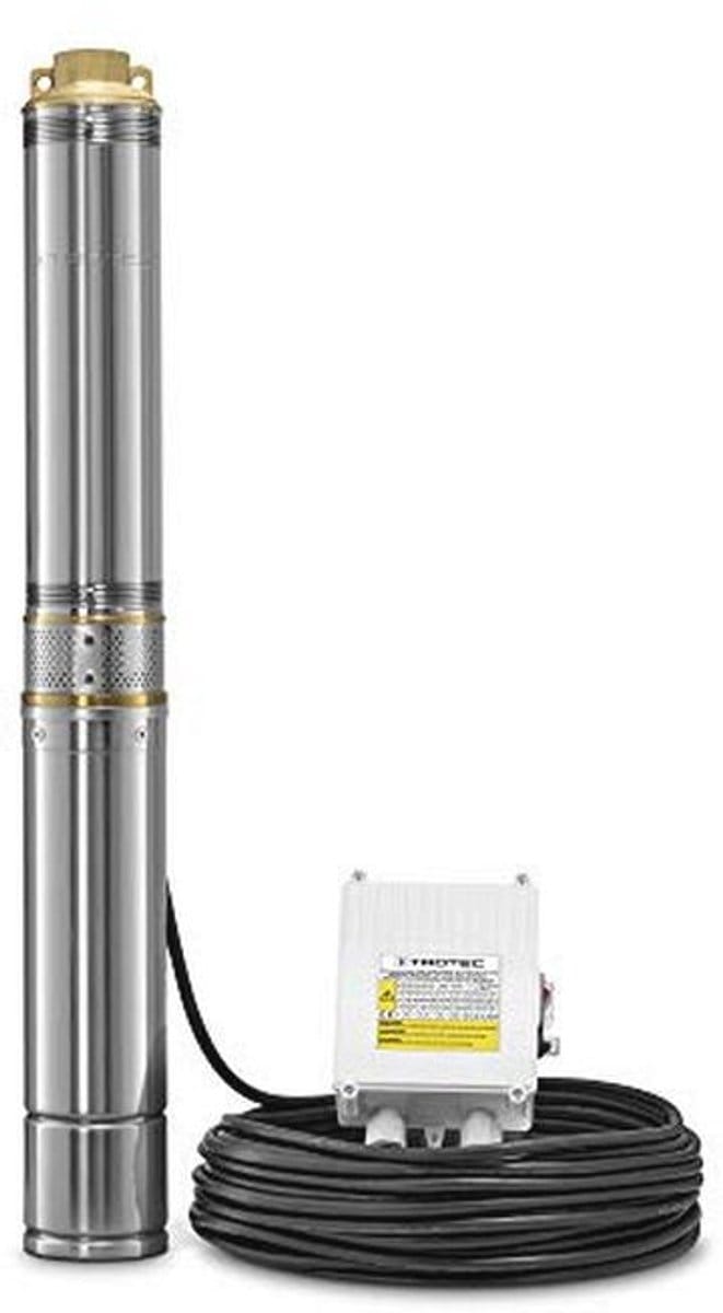 Dieptepomp 1.100 watt roestvrijstalen pomp met 6.000 l/h capaciteit
