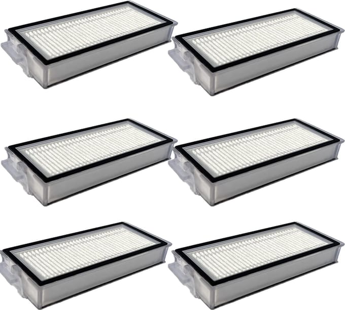 Accessoires geschikt voor Roborock Q7 Max en Q7 Max + Plus - HEPA-filter - Accessoires - Reserveonderdelen (6 stuks)