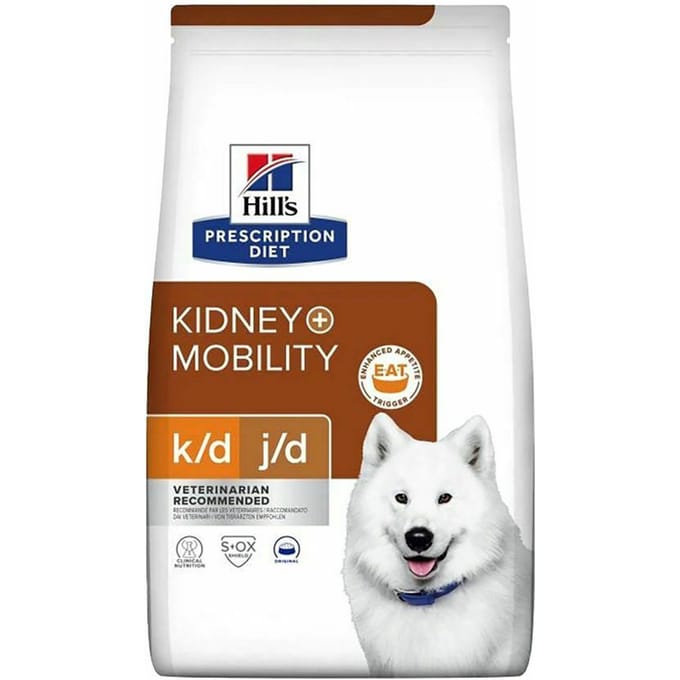Hill's Prescription Diet Canine Kidney + Mobility K/D J/D 4 Pellets