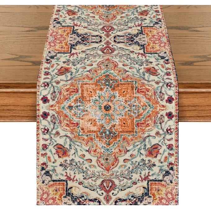 Boho Boheemse Stijl Linnen Tafelkleden Commode Sjaal Decor Wasbare Eettafelkleden Feestelijke Eetkamer Decoraties 150x33cm