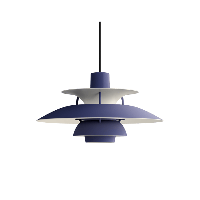 Louis Poulsen PH5 mini hanglamp Monochroom 2024 - dusty indigo