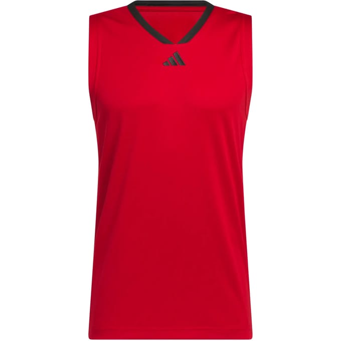 Adidas Performance Adidas Basketball Legends Tanktop - Heren - Rood