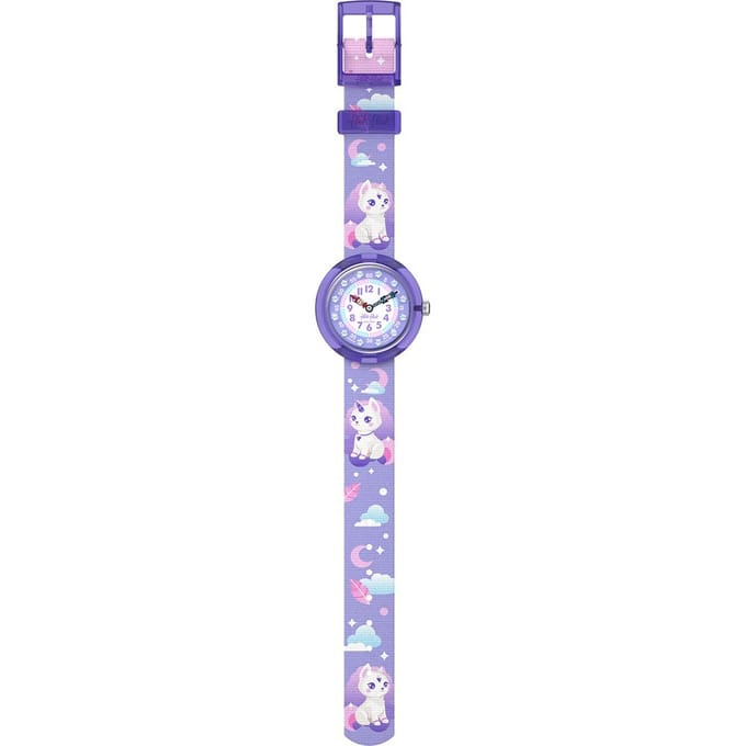 Flik Flak 3+ Story Time FBNP233 Cosmicat Horloge