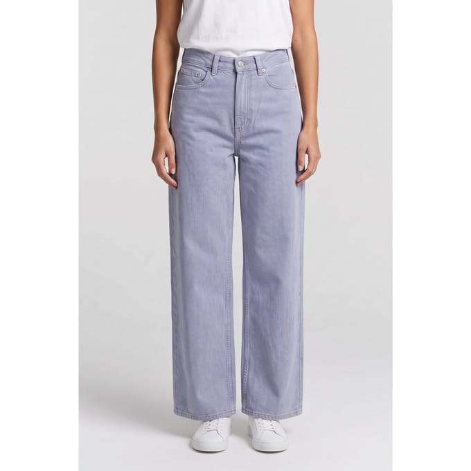 ARKET Tulsi Wide Blue Größe: W30 | Ausgestellte Hosen Outlet | Damen | Blau