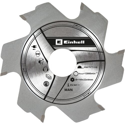 Einhell freesblad 100x22x4mm 6T