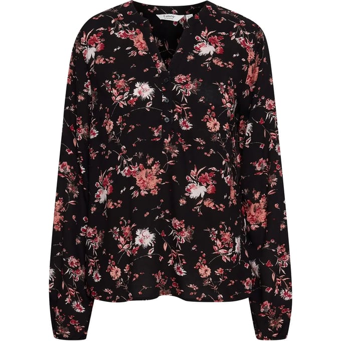 b.young - BYMMJOELLA VNECK SHIRT 2 - Dames - Shirts