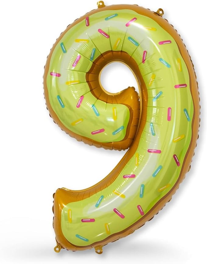 Grote Cijferballon 9 Jaar Verjaardag Decoratie Opblaasbaar Helium