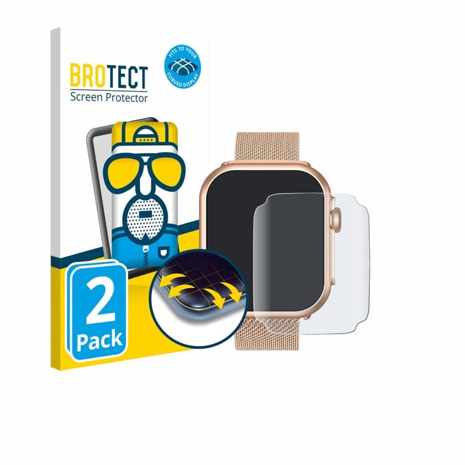 BROTECT - Screenprotector voor Sanorum G62 1.85" - Folie Beschermfolie matte volledig dekking 2 Stuks