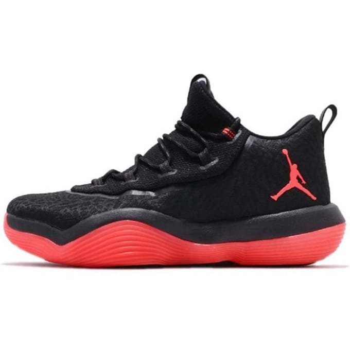 Air Jordan Super Fly Low 'Black Infrared' AJ2664-023 45 black