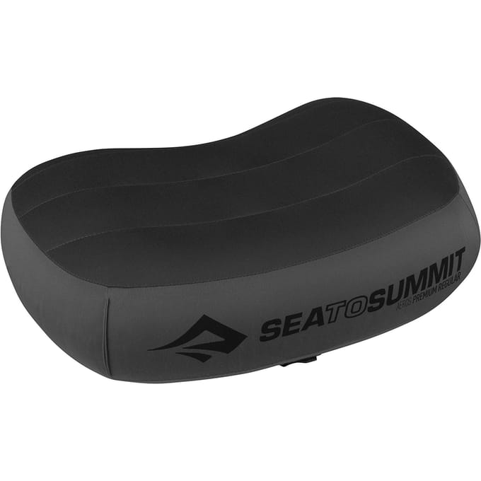 Sea to Summit Aeros Premium - Opblaasbaar Hoofdkussen - Regular Grey