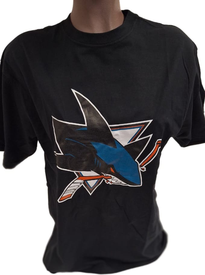 SAN JOSE SHARKS- T-SHIRT-BLACK-M
