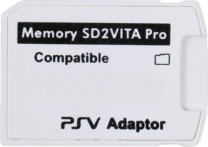 PS Vita MicroSD Adapter - SD2Vita V5.0 - Henkaku- Zwart