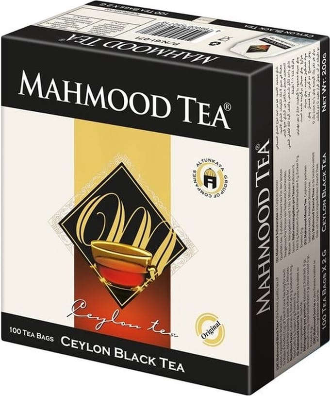 Mahmood Zwarte Thee Theezakjes 200 x 2 Gram