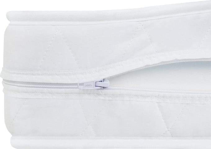 Matras 100x200cm - comfortschuim - goedkoop matras - microvezel tijk - wit