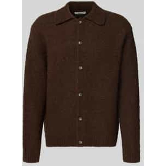 Regular fit gebreid jack van wolmix, model 'LOYD'