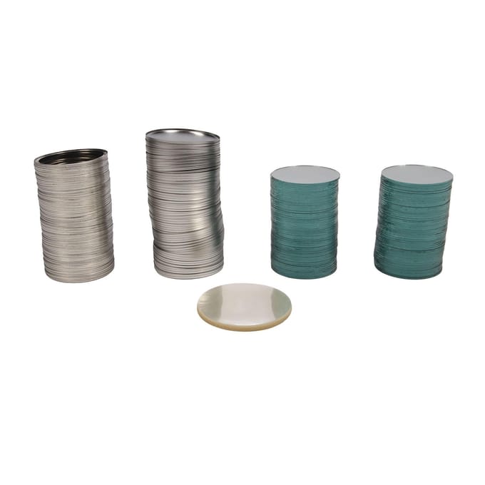 100 stuks 75MM Blanco Spiegel Maakbenodigdheden Compacte Make-up Spiegel DIY Kits voor Reclamecadeaus gray