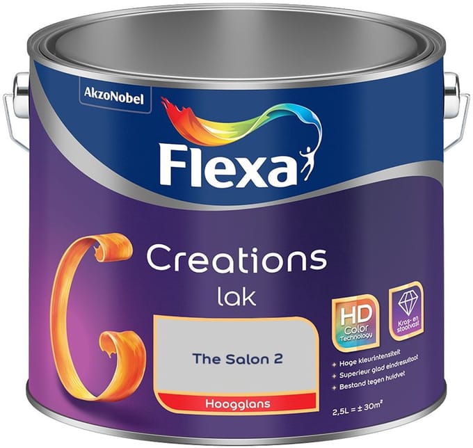 Flexa - Creations Lak Hoogglans - The Salon 2 - Mengverf - 2,5 L