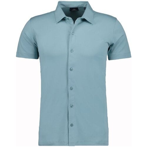 Ragman Overhemd Polohemd Short Sleeve Pima Cotton Mint / male