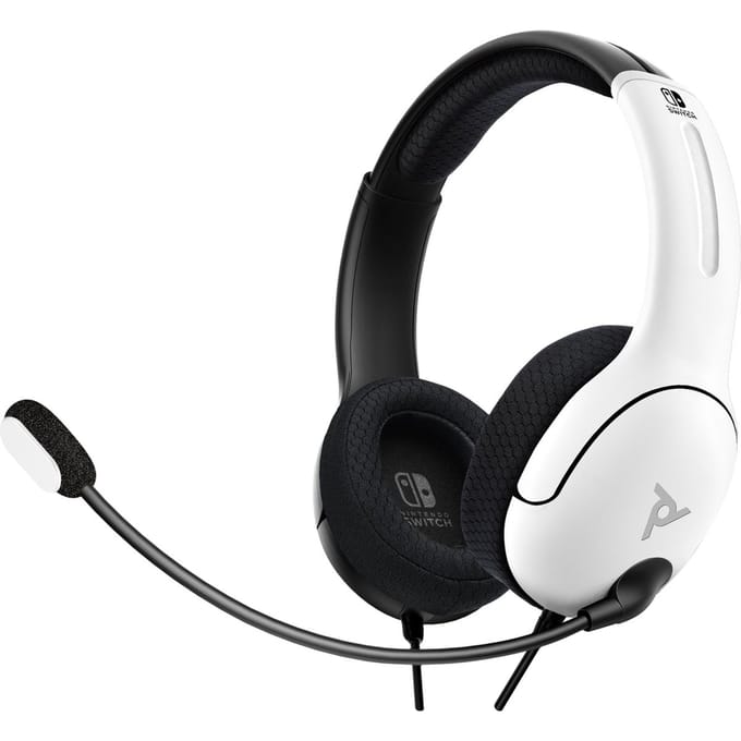 PDP Gaming LVL40 Nintendo Switch Stereo Gaming Headset - Zwart Wit