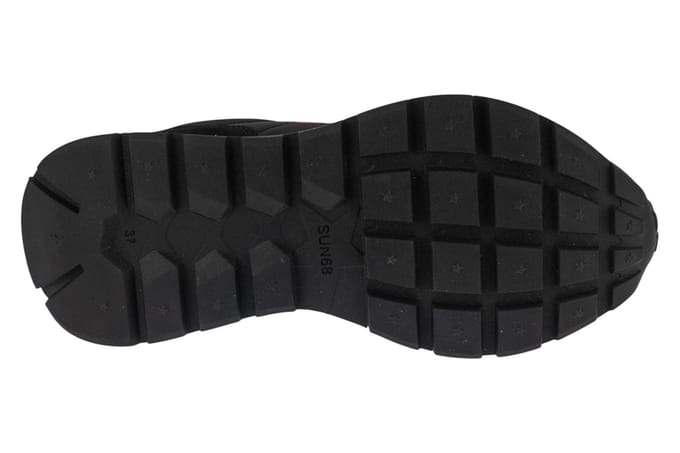 SUN68 Ally Solid - Dames Sneakers Schoenen Zwart Z36201-1162 , Maat: EU 41
