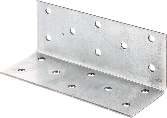 Verzinkte Hoekverbinder voor Houtconstructies 40x40x100 mm