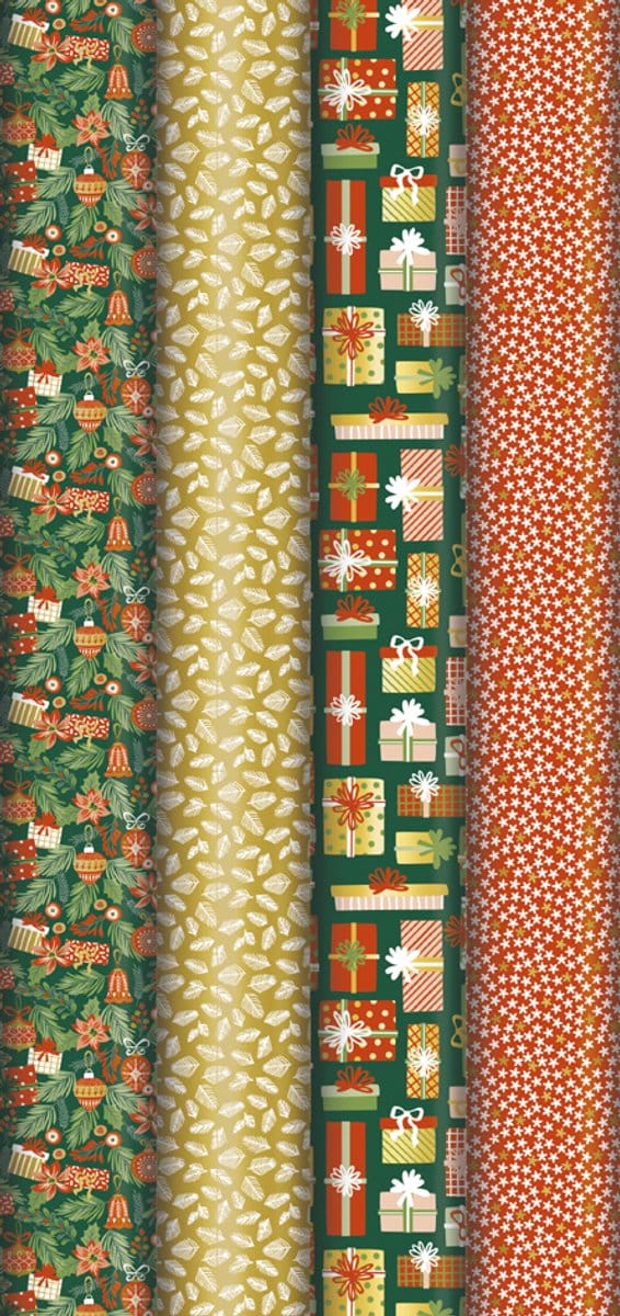 Clairefontaine kerstcadeaupapier 'Zoete Kerst'