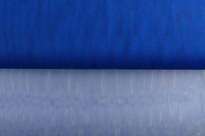 Tule stof - Cobalt blauw - 40 meter