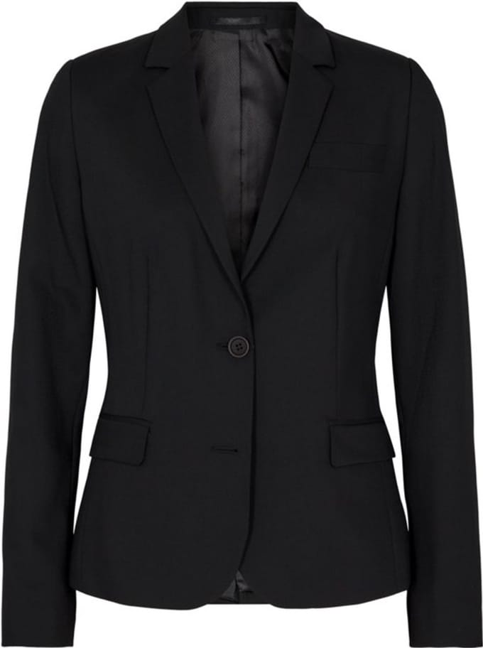 Sunwill 91212 Women's Modern Fit Traveller Blazer Dames blazer zwart | Maat 38