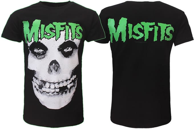 Misfits Jarek Skull T-Shirt - Officiële Merchandise - M