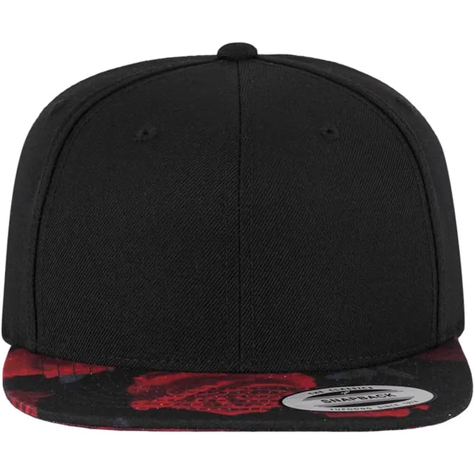 Urban Classics - Roses Snapback Pet - Zwart/Grijs