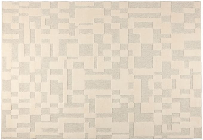 Zuiver Bricks Vloerkleed 200x300 cm Beige
