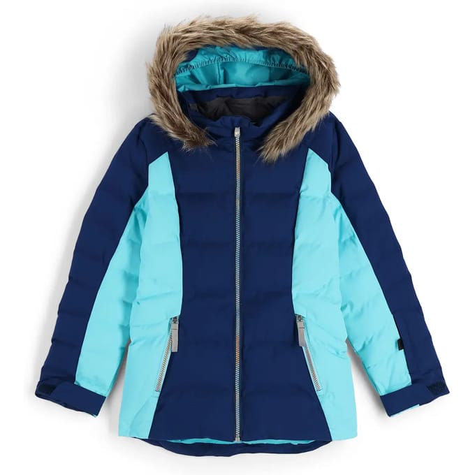 Spyder Atlas Donzen Jas Blauw 14 Years Meisjes