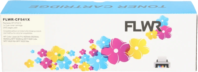 FLWR - Toner / 203X / Cyaan - Geschikt voor HP