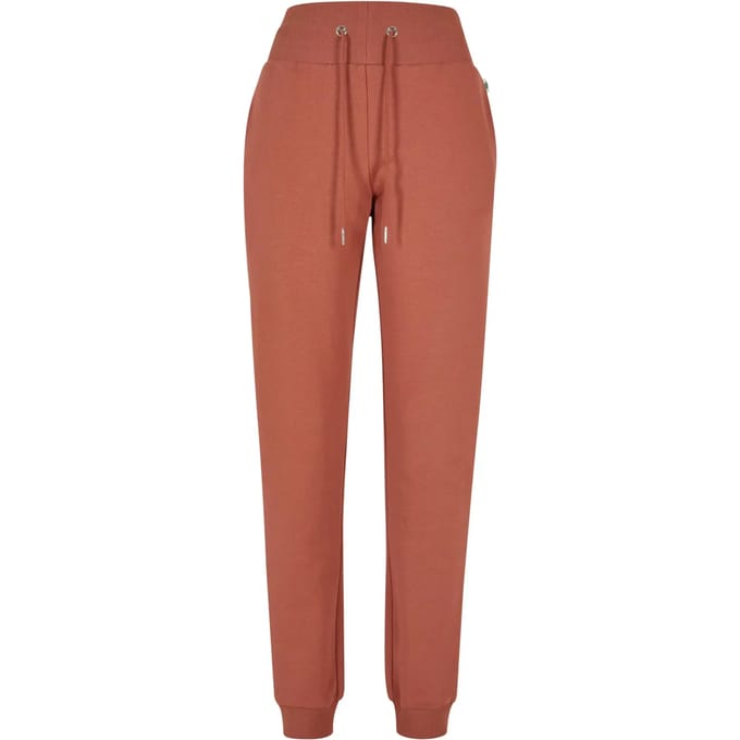 Urban Classics - Organic High Waist Dames joggingbroek - 4XL - Oranje