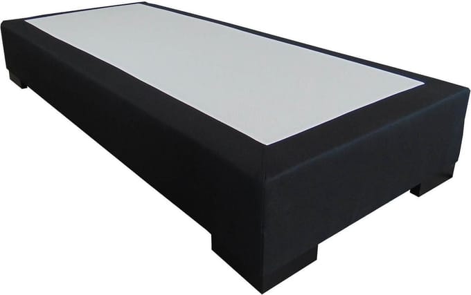 Slaaploods.nl Deluxe - Boxspring exclusief matras - 90x220 cm - Zwart
