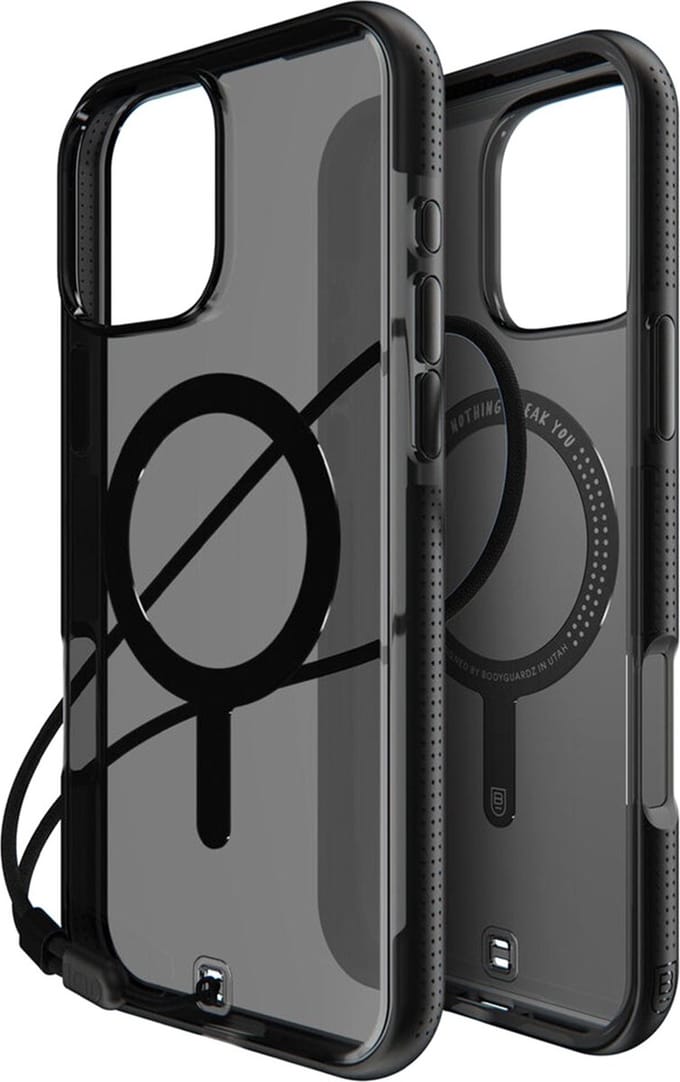 BodyGuardz Ace Pro MagSafe Backcover voor de iPhone 16 Pro Max - Zwart