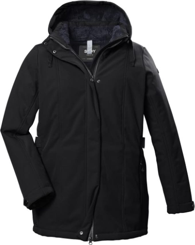 Winterjas Jas 41911 zwart softshell winter dames STOY - maat 50