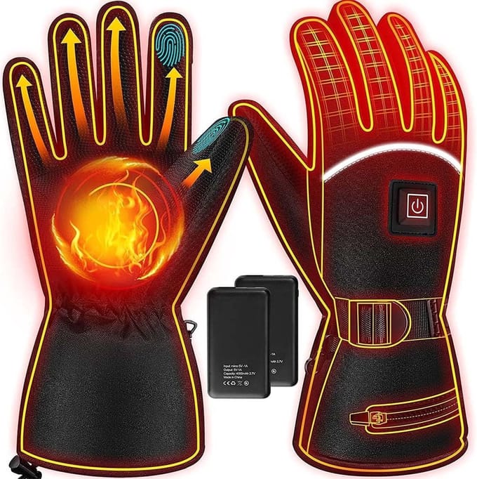 Verwarmde Handschoenen - Handschoenen met Verwarming - Oplaadbaar - Maat L