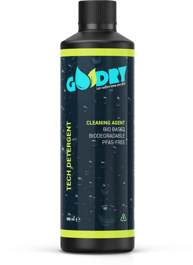 GoDry® Tech Detergent - wasmiddel sportkleding - wasmiddel skikleding - wasmiddel waterdichte jas - tech wash - biobased - PFAS-vrij